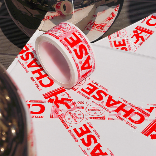 CHASE原创彩色透明胶带防水创意ins装饰胶布行李箱贴纸打包封箱带