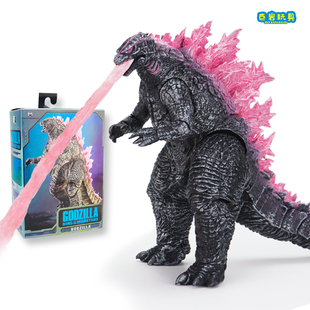 哥斯拉大战金刚2帝国崛起核爆怪兽之王霸气手办模型红莲核能恐龙