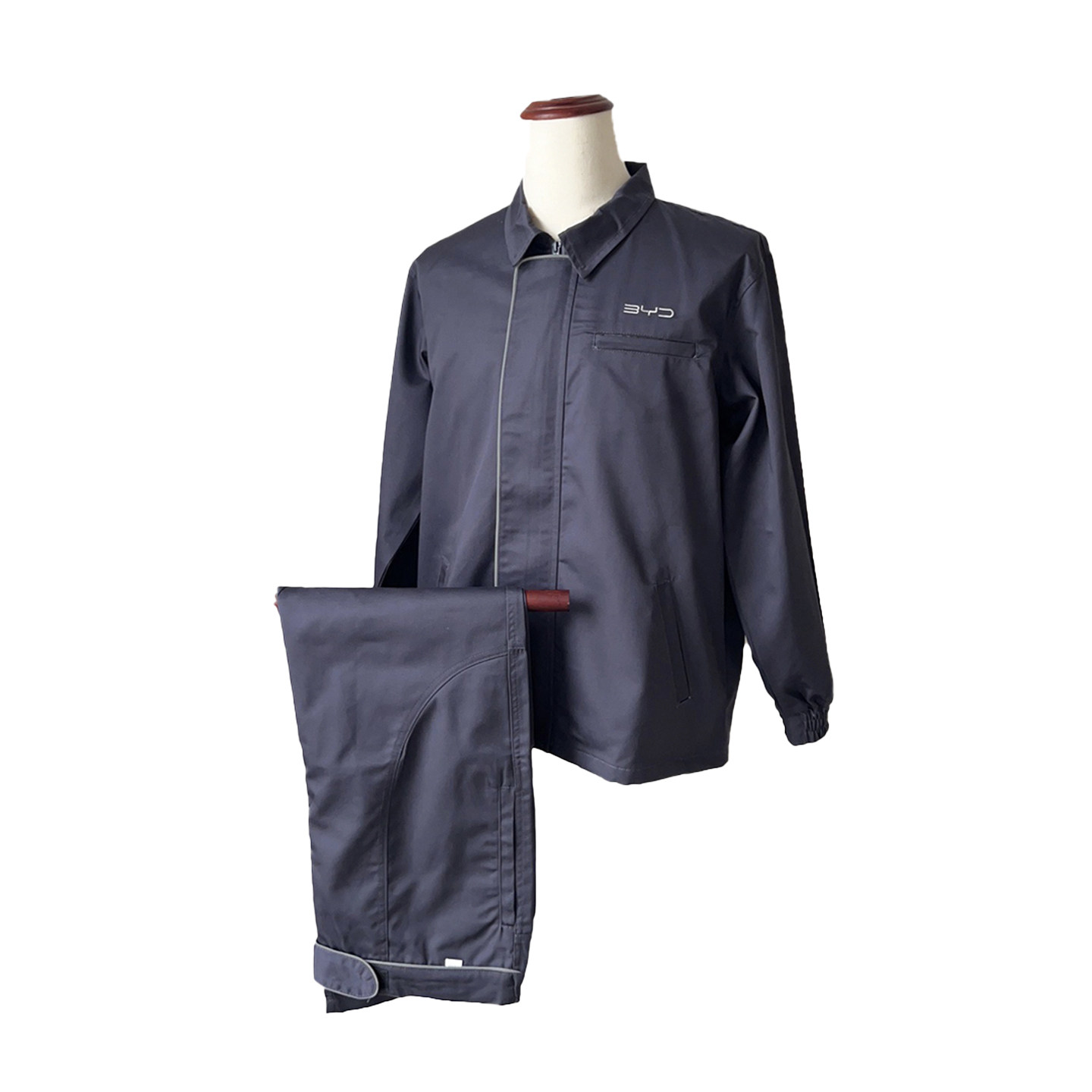 新款比亚迪工作服汽车4s店车间售后秋冬长袖工装维修汽修服