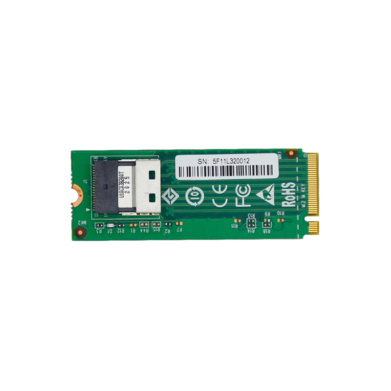 M.2转SFF-8654 4I转接板 支持PCIe4.0 U.2/U.3 NVMe SSD