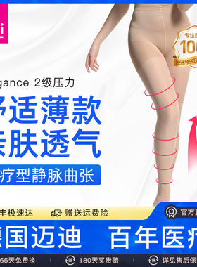 德国medi迈迪医用弹力袜静脉曲张裤袜治疗型医疗二级压力医护薄款