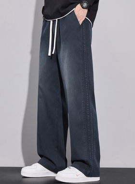 K287#36 秋季新款时尚休闲宽松裤仿牛莱赛尔面料 码数M-4XL 三色