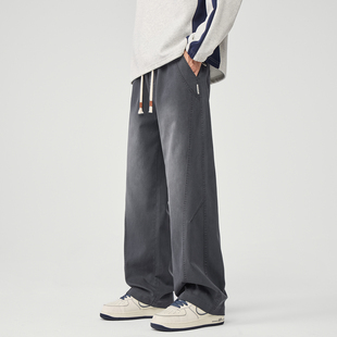 仿牛莱赛尔面料男裤 秋季 潮流休闲宽松裤 新款 K268