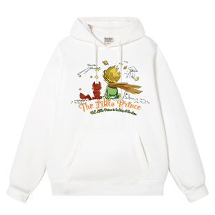 秀洛小狐狸王子电影动漫周边秋冬加绒加厚款连帽卫衣男女衣服帽衫