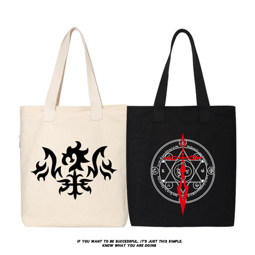 秀洛Fate/zero英灵印记Saber亚瑟王单肩斜挎手提包托特包帆布背包