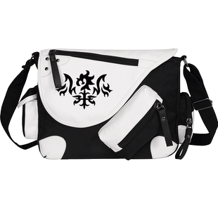 秀洛fate grand周边order二次元单肩斜挎包FGO书包黑贞德动漫背包