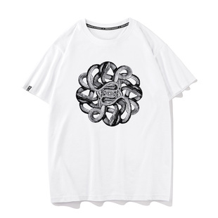 打底衫 school上衣毒蛇t恤男ins潮短袖 old 秀洛复古大爆炸vintage