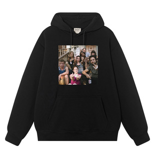 秀洛美剧shameless无耻之徒周边连帽卫衣男女情侣装衣服秋冬加绒