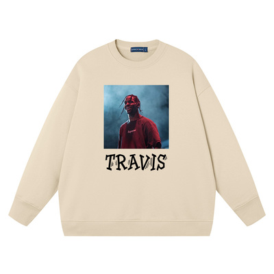 春季TRAVISscott圆领卫衣秀洛