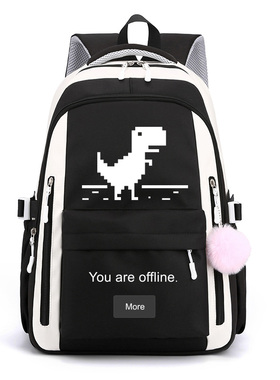 秀洛小恐龙极客程序员书包章鱼猫github双肩包青少年学习双肩背包