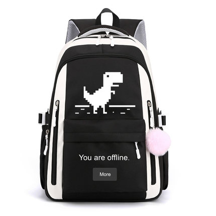 秀洛小恐龙极客程序员书包章鱼猫github双肩包青少年学习双肩背包