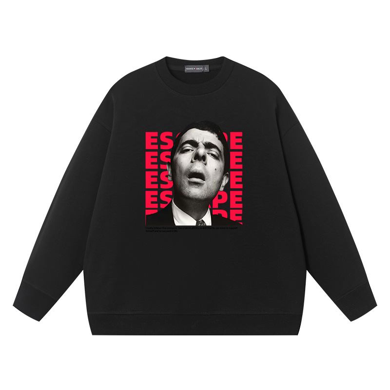 憨豆先生套头卫衣秀洛