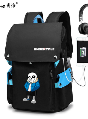 秀洛书包男女学生sans动漫周边Undertale双肩包双肩背包传说之下