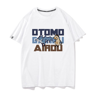 衣服牙猎犬艾露猫宽松联名体恤男女打底怪物T恤猎人崛起 rise短袖