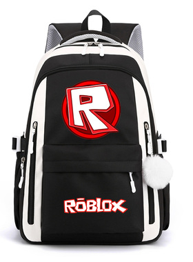 秀洛Roblox书包游戏罗布乐思初中小学生背包大容量补课包双肩包