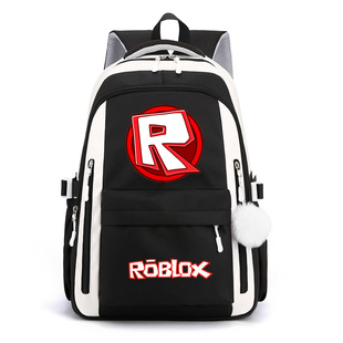 秀洛Roblox书包游戏罗布乐思初中小学生背包大容量补课包双肩包