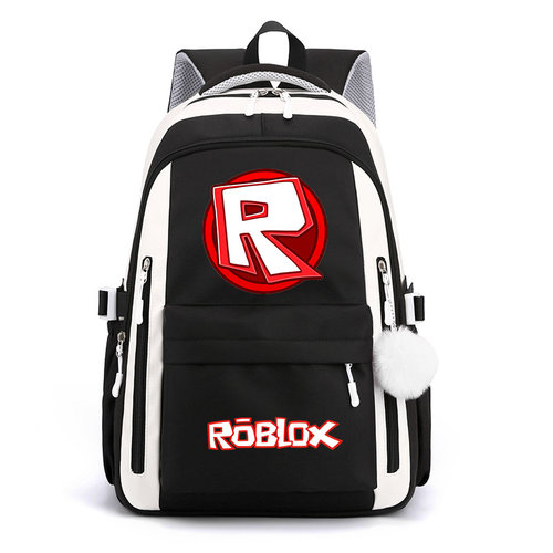 秀洛Roblox书包游戏罗布乐思初中小学生背包大容量补课包双肩包