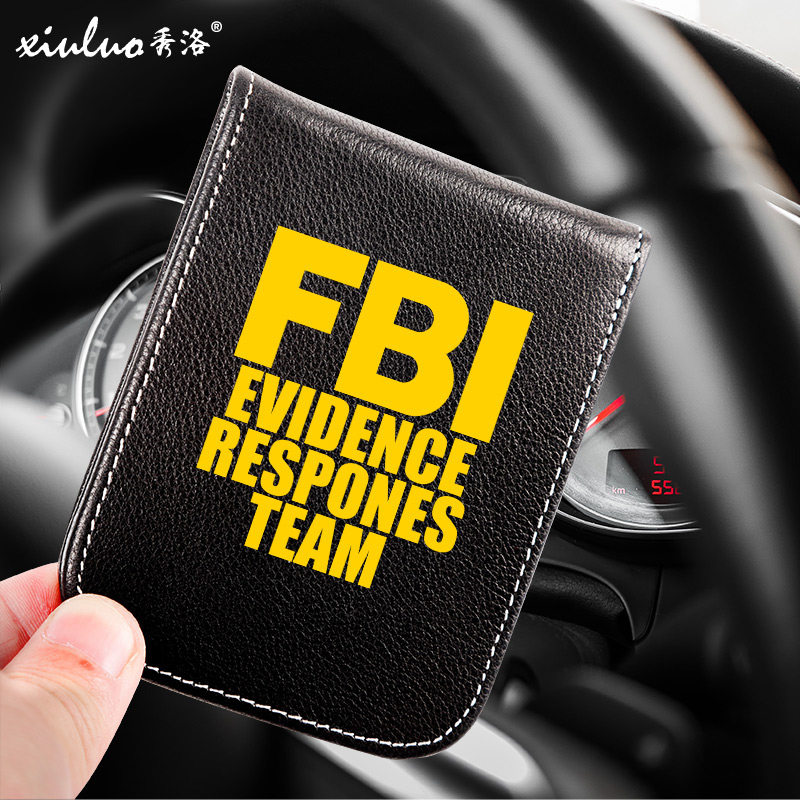 秀洛美国联邦调查局fbi周边恶搞驾照皮套驾驶证行驶证保护套真皮