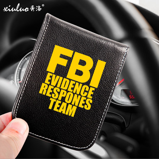 秀洛美国联邦调查局FBI周边恶搞驾照皮套驾驶证行驶证保护套真皮