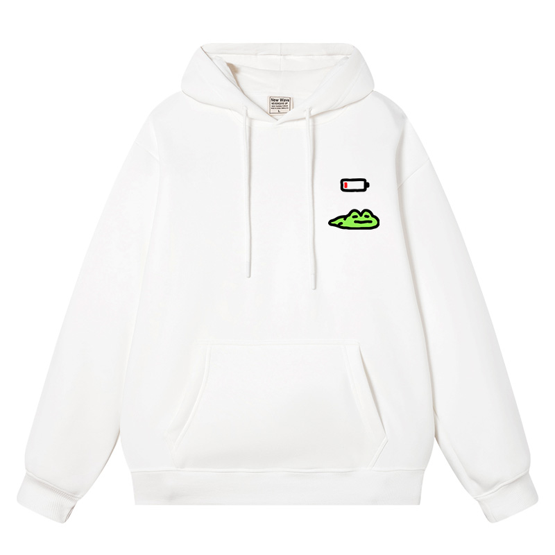 秀洛没电了娃青蛙潮牌蛤蟆连帽卫衣男款秋冬男士外套衣服情侣装