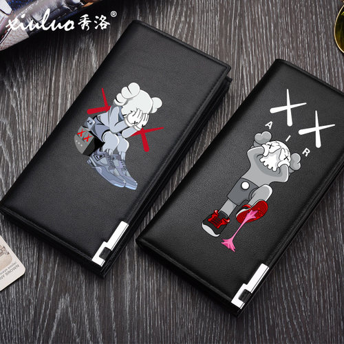 学生个性时尚潮流男士超薄零钱包