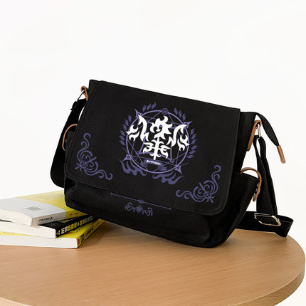 秀洛Fate/zero英灵印记Saber亚瑟王单肩包书包初中生骑行包斜挎包