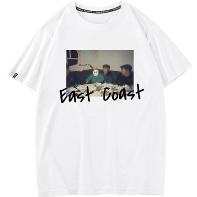 活死人Walking厂牌法老pharaoh专辑east coast说唱嘻哈t恤短袖男