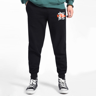 秀洛钓鱼人打龟钓鱼佬男装秋冬加绒加厚休闲裤卫裤男长裤运动裤子