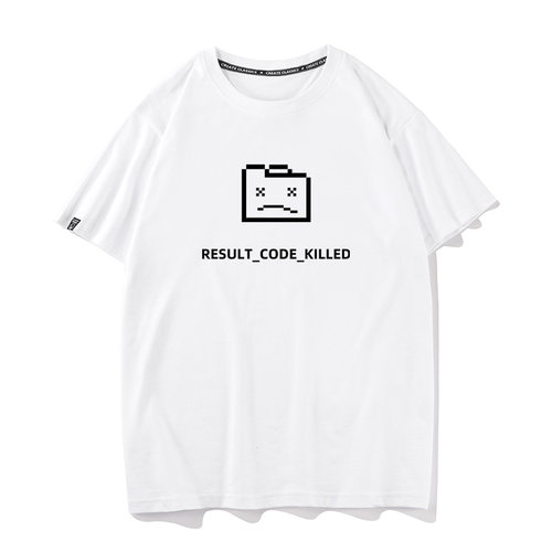 秀洛RESULT_CODE_KILLED 夏季短袖T恤