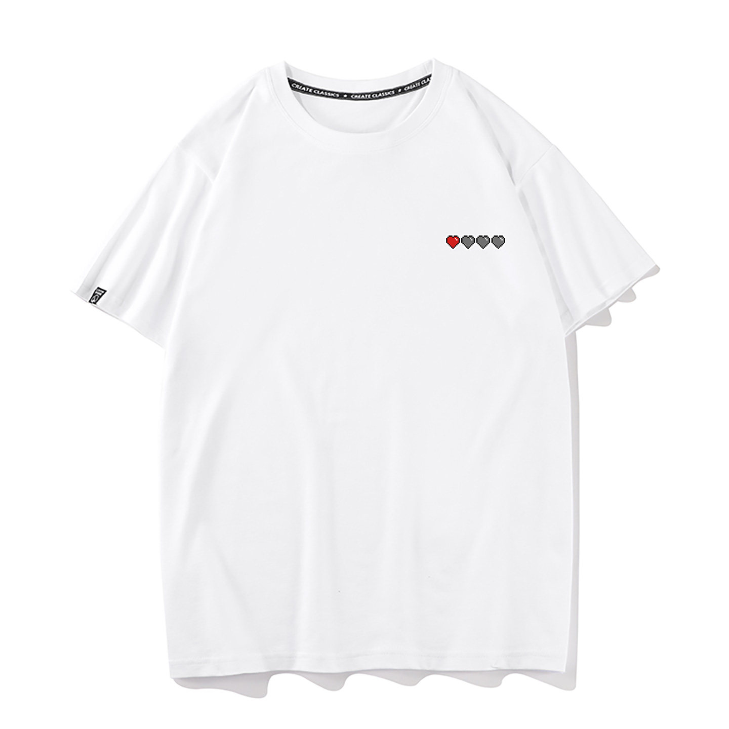 秀洛一条命通关switch游戏机玩家夏季新款圆领纯棉短袖T恤衫男女