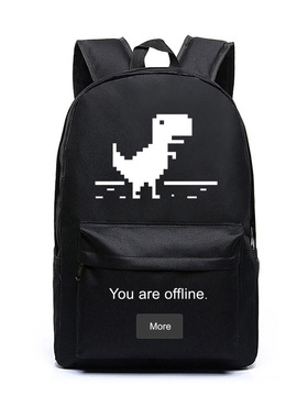 秀洛小恐龙极客程序员书包章鱼猫github双肩背包男女双肩包大容量