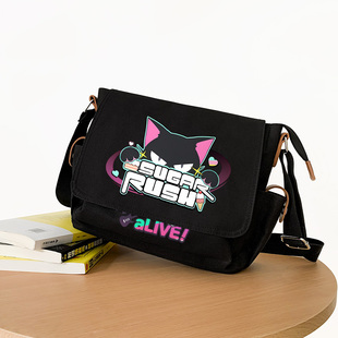 蔚蓝动漫周边斜挎包星野夏莱阿拜多斯中学生夜光单肩背包碧蓝档案