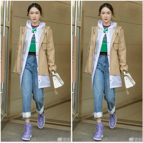 向往的生活霍思燕风衣杨紫同款