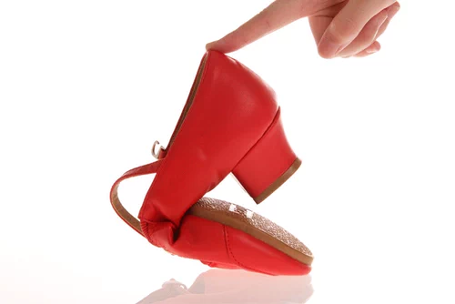 Летние туфли, красная обувь, современные танцующие сандалии, мягкая подошва, из натуральной кожи