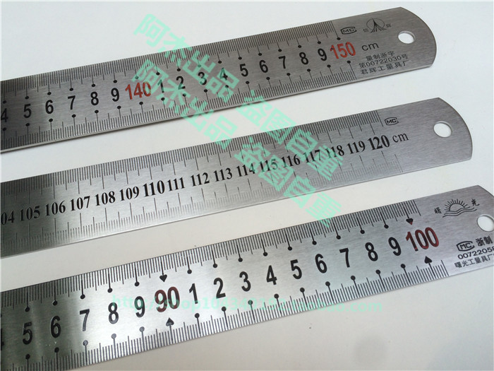 鋼尺加厚透明塑料繪圖格子測量