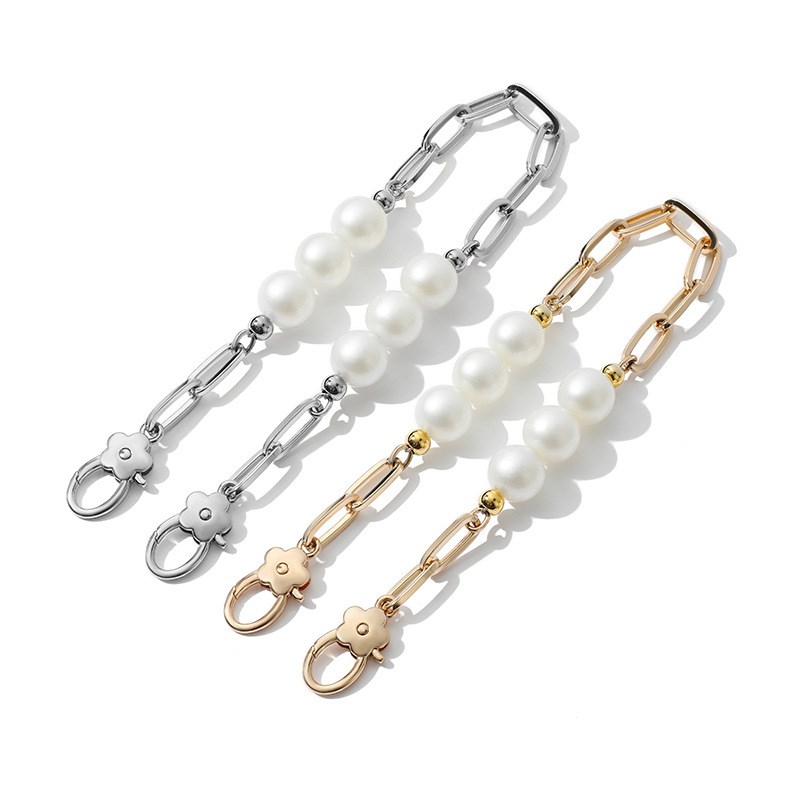 手提腋下包珍珠金属链条包包H-41装饰配件配饰改造替换单买单肩