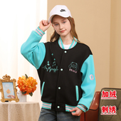 开衫 秋冬款 棒球服动漫初音miku二次元 外套夹克未来可爱萌妹学院风