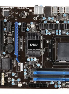 ●GeFeng● MSI/微星 970A-G45 938针DDR3主板MS-77693 VER:1.0