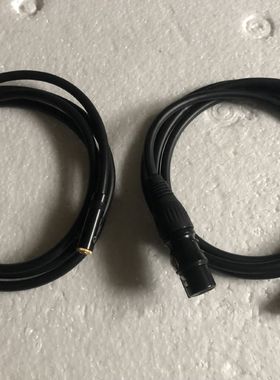 ●GeFeng●秋叶原3.5mm母转卡侬母电容麦克风音频线 1.5米