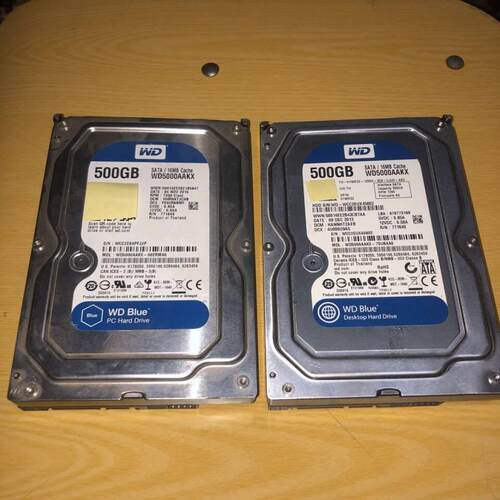 ●GeFeng●WD西部数据 希捷500GB SATA硬盘WD5000AAKK ST500DM002
