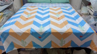 纯棉斜纹被套200×230cm 清仓可能有微瑕疵 全棉双人被罩