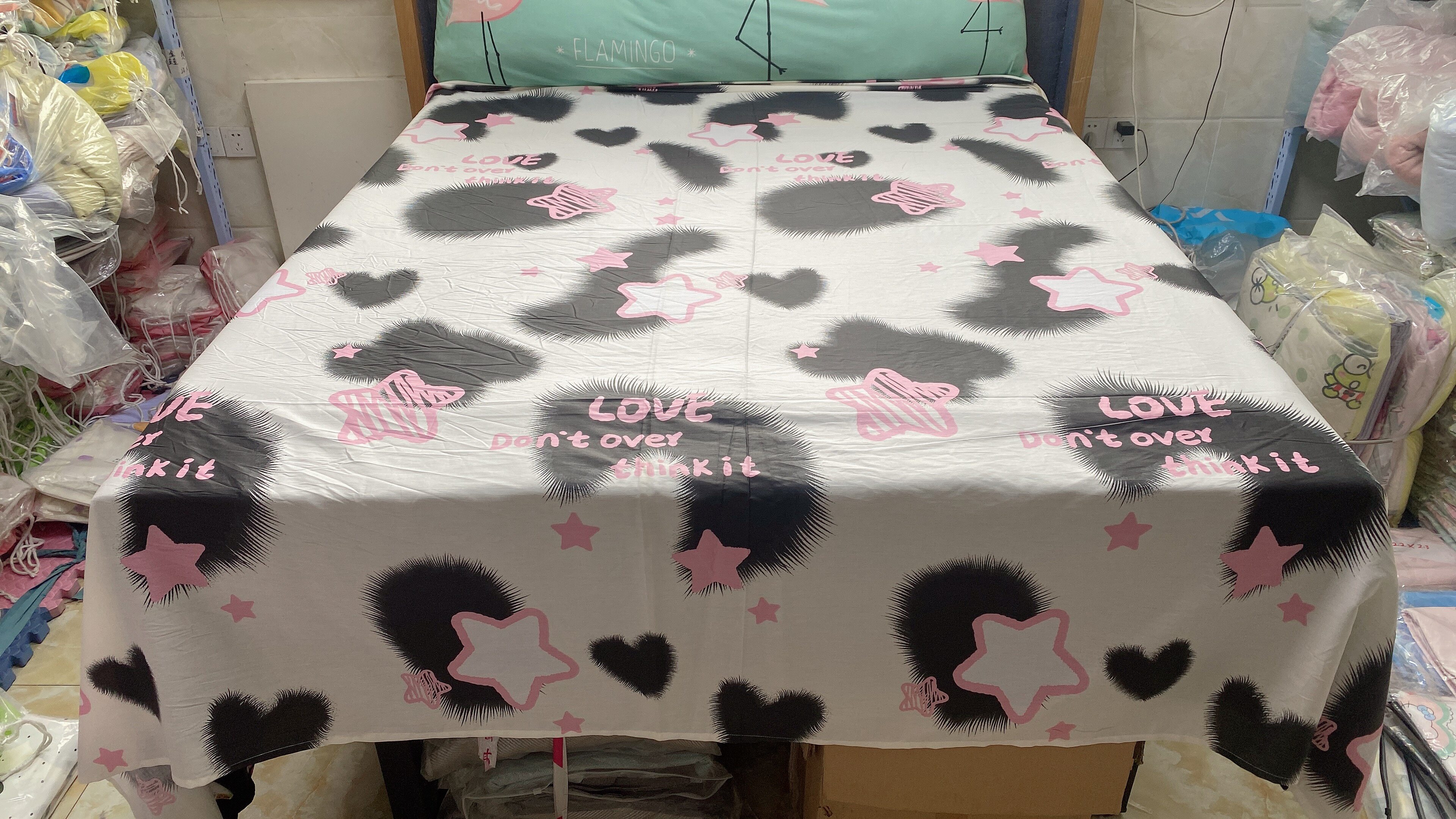 A类100%纯棉斜纹床单230×250cm 全棉春夏季双人床单清仓微瑕疵
