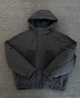 冬季男士连帽羽绒服外套工装连帽冲锋衣90绒加厚保暖防寒服夹克潮