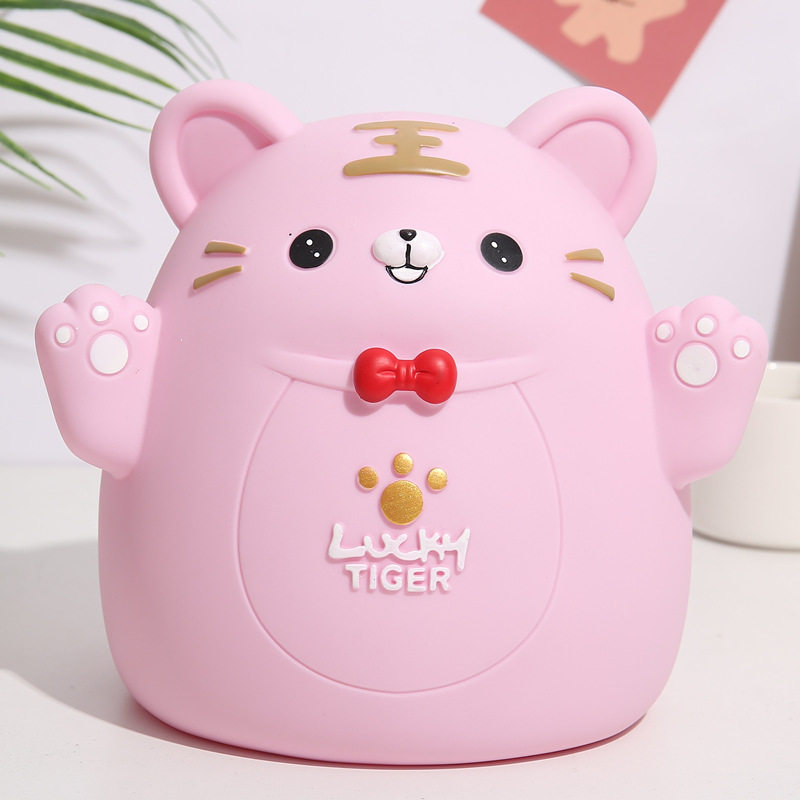 创意生肖老虎存钱罐大号防摔可存可取儿童储蓄罐只进不出男女礼物
