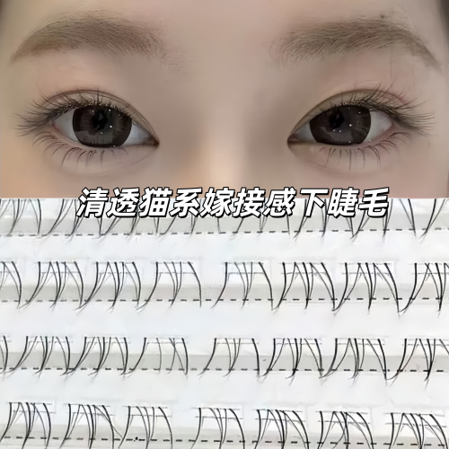 猫系大小姐下睫毛自然毛流感