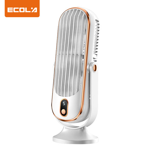 宜客莱/ECOLA 双风叶桌面USB小风扇FN1 奶咖色