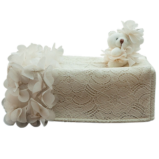 花瓣雨 汽车内纸巾盒套车用可爱餐巾盒车载挂式抽纸盒车载纸巾盒