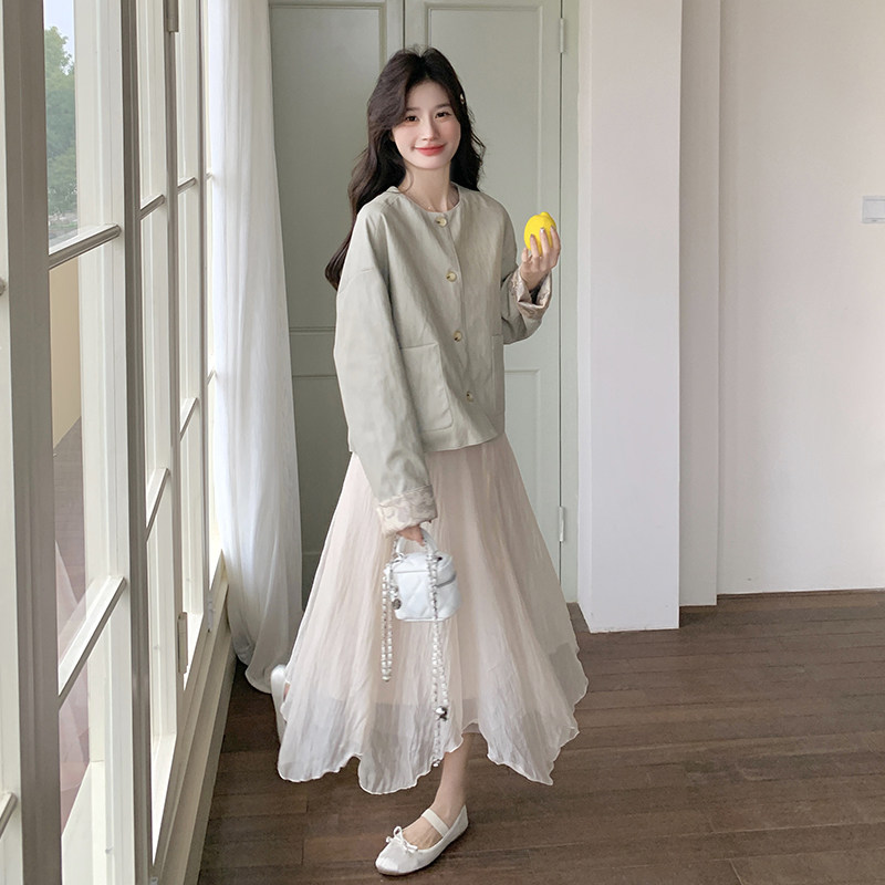 秋款现货风提花皮衣两面穿外套8806-P175-K238,女装短外套,2C207