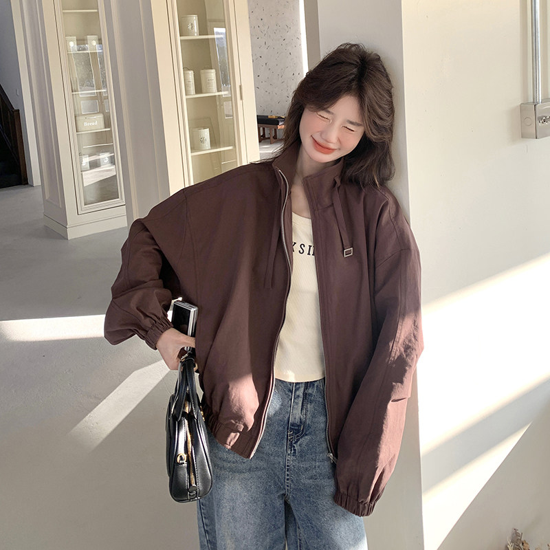 秋款复古咖不挑人减龄显白外套8802-P145-K208,女装短外套,2C207