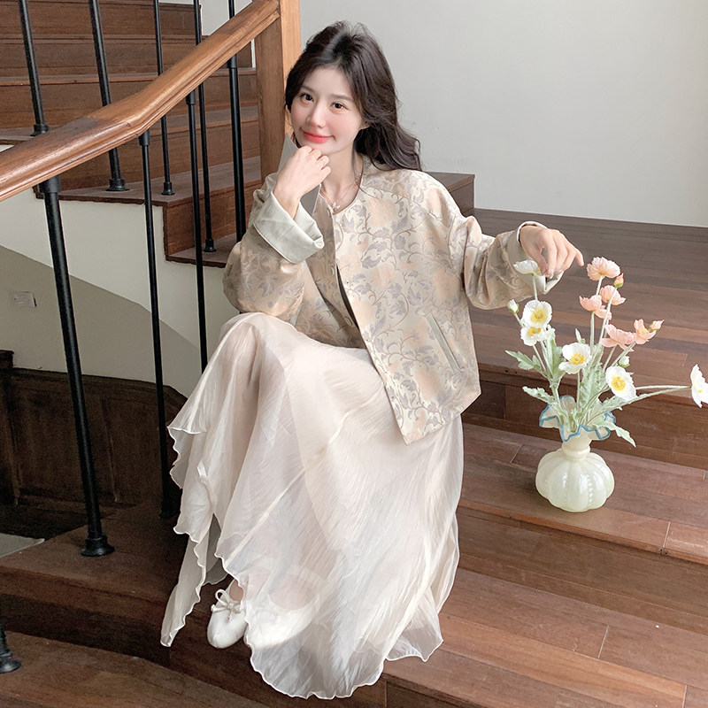 秋款现货风提花皮衣两面穿外套8806-P175-K238,女装短外套,2C207